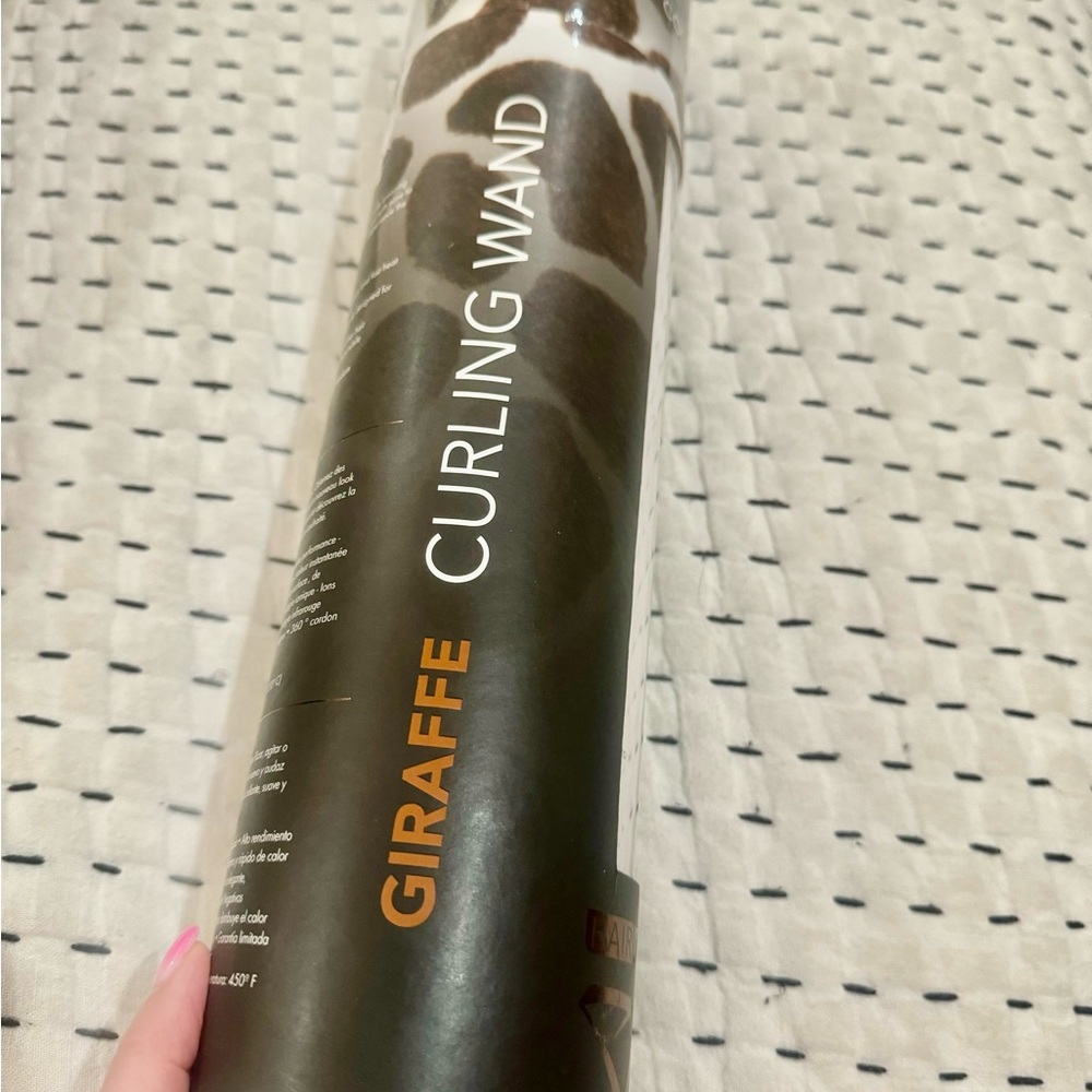 Giraffe Curling Wand - Black and Brown NWT